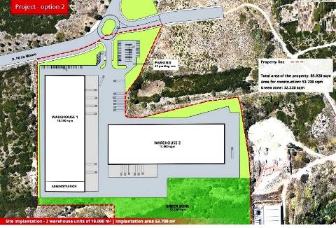 Terreno Industrial com 85.000m2, na Zona Industrial do Linhó/Beloura em Sintra