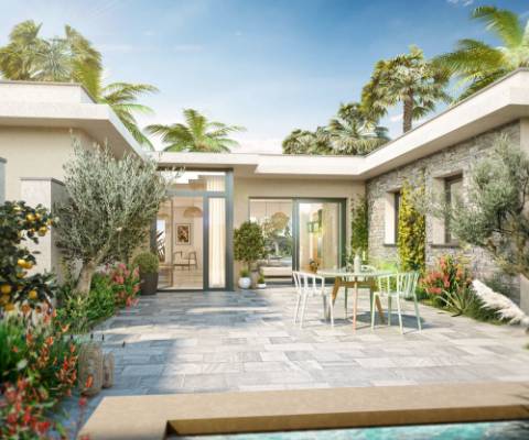 Nova moradia T5 com piscina, condomínio fechado, em Faro