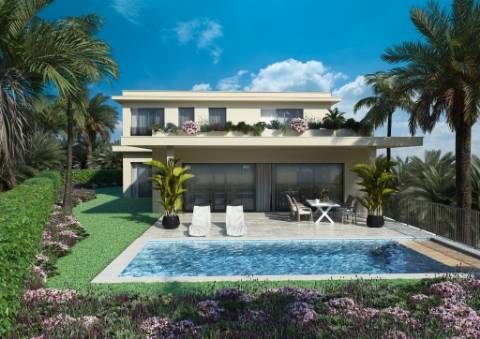 Nova moradia T5 com piscina, condomínio fechado, em Faro