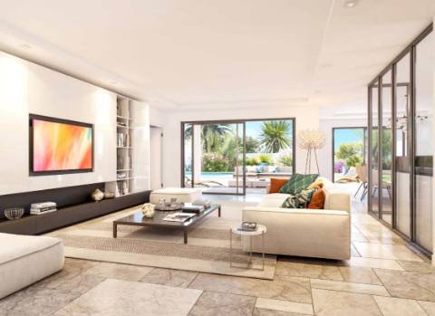 Nova moradia T5 com piscina, condomínio fechado, em Faro