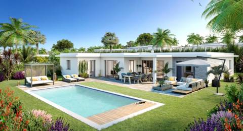 Nova moradia T3 com piscina, condomínio fechado, em Faro