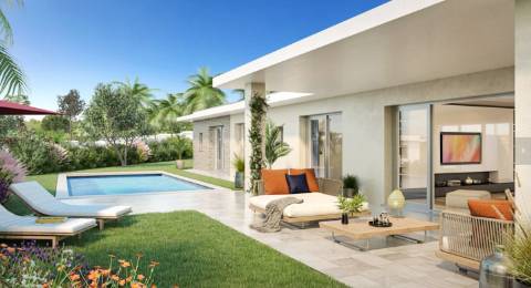 Nova moradia T3 com piscina, condomínio fechado, em Faro