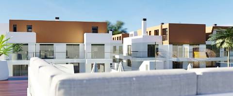 Nova penthouse T2, condomínio com piscina, junto Ria Formosa, em Cabanas de Tavira, Algarve
