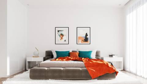 Nova penthouse T2, condomínio com piscina, junto Ria Formosa, em Cabanas de Tavira, Algarve