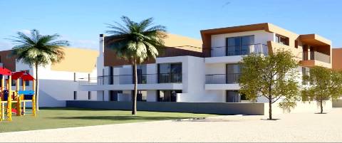Nova penthouse T2, condomínio com piscina, junto Ria Formosa, em Cabanas de Tavira, Algarve