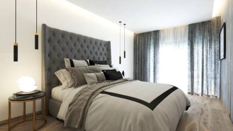 Nova moradia T3 com amplos terraços e piscina privada, na Fuseta, Algarve