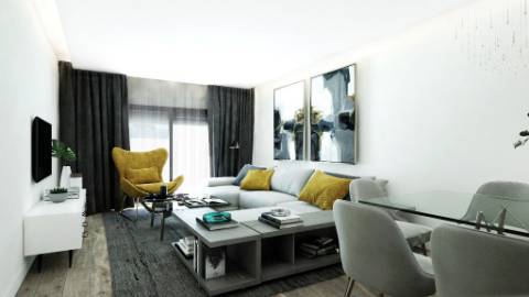 Nova moradia T3 com amplos terraços e piscina privada, na Fuseta, Algarve