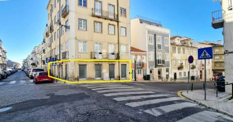 Loja comercial na Rua do Quelhas, na Lapa, Lisboa