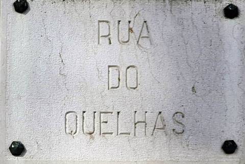 Loja comercial na Rua do Quelhas, na Lapa, Lisboa