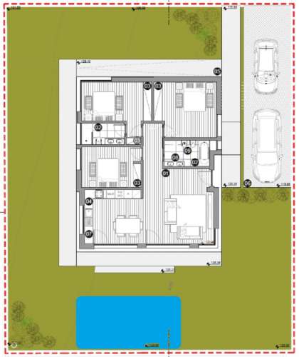 Excelente moradia térrea T3, com piscina e jardins, na Lourinhã