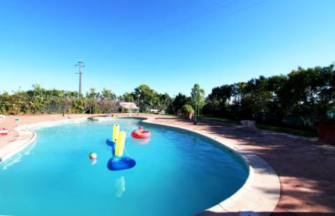 Quinta com moradia T4, piscina com jardim, garagem e vinhas, em Campo Maior
