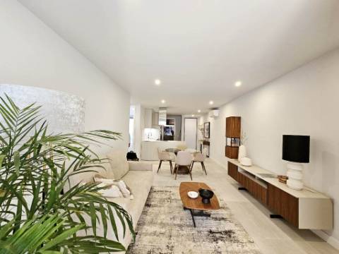 Novo apartamento T2 em condomínio com piscina, junto Ria Formosa, em Cabanas de Tavira, Algarve.