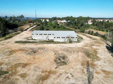 Armazém de 1200m2 em lote de 60841m2, em Pelariga, Pombal, Leiria