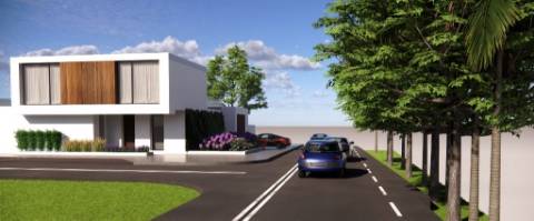 Nova moradia T3 com piscina, vistas mar, junto praias, em Santa Cruz, Torres Vedras