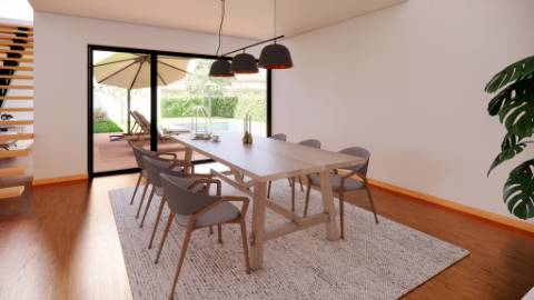 Nova moradia T3 com piscina, vistas mar, junto praias, em Santa Cruz, Torres Vedras