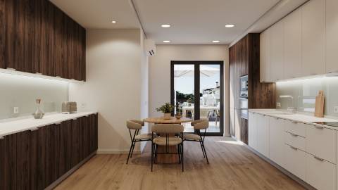 Espaçoso apartamento T3, parqueamentos e terraços, em Cascais