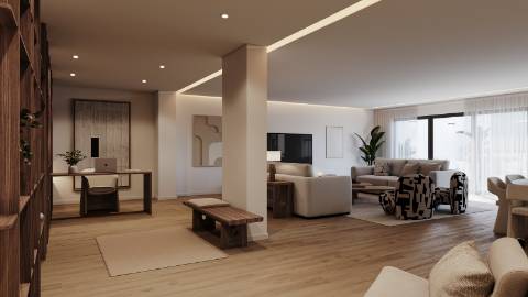 Espaçoso apartamento T3, parqueamentos e terraços, em Cascais