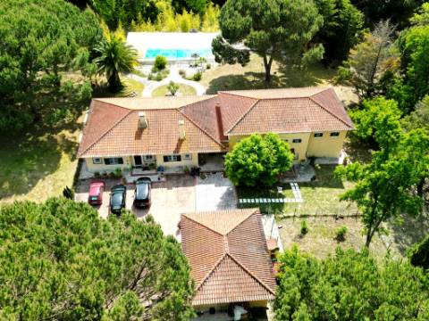 Excelente moradia T4+2 com piscina, em Santo Estêvão, Benavente