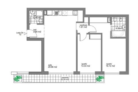 Excelente novo apartamento T2 em Setúbal