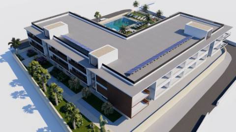 Novo Apartamento T2 em condomínio fechado com piscina na Fuseta.