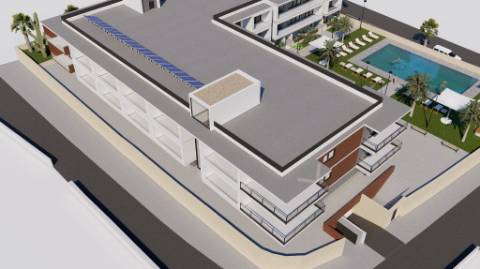 Novo Apartamento T2 em condomínio fechado com piscina na Fuseta.