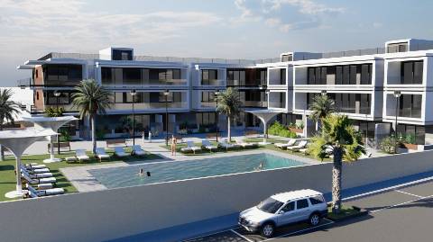 Novo Apartamento T2 em condomínio fechado com piscina na Fuzeta.