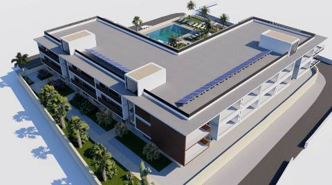 Novo Apartamento T2 em condomínio fechado com piscina na Fuzeta.