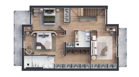 Moradia Geminada Moderna com Piscina e Jacuzzi - Disponível em Agosto de 2026