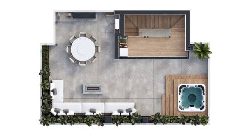 Moradia Geminada Moderna com Piscina e Jacuzzi - Disponível em Agosto de 2026