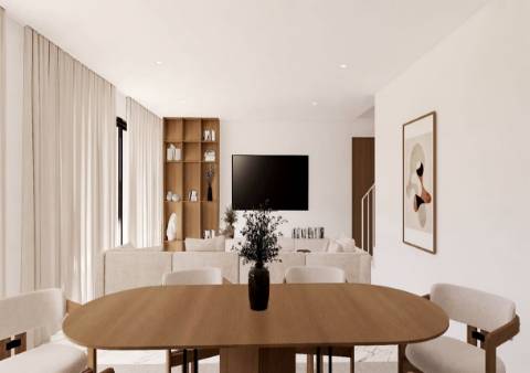 Novo apartamento T2, terraço e garagem box, junto ao centro Alcobaça