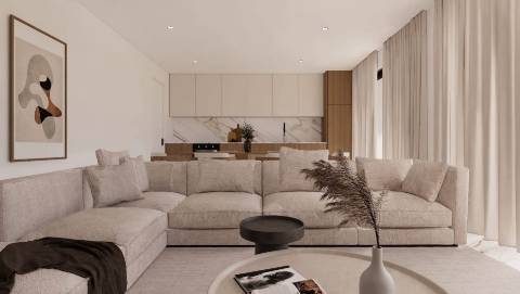 Novo apartamento T2, terraço e garagem box, junto ao centro Alcobaça