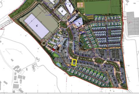 Novo apartamento T2, terraço e garagem box, junto ao centro Alcobaça