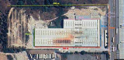 Armazém Industrial com 12.000m2, em Torres Novas, Santarém