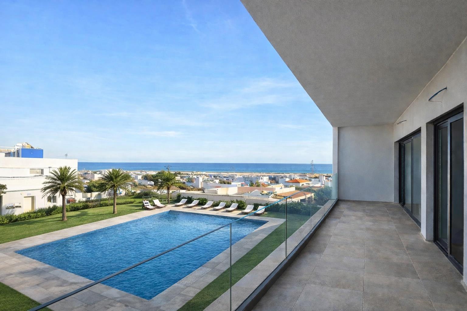 Apartamento T2 em condomínio fechado com piscina na Fuzeta.