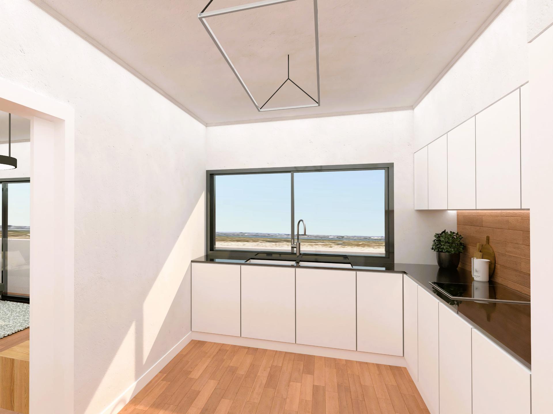 Tavira centro, Apartamento T2 novo com 103,62m2, Parqueamento para 1 viatura