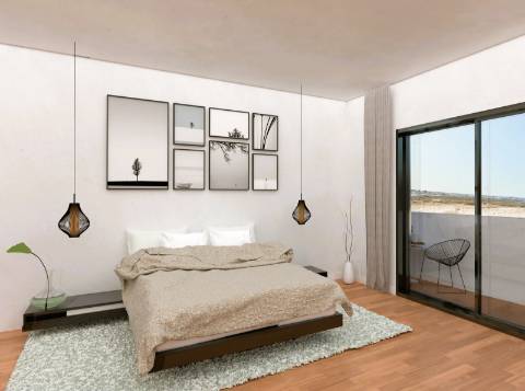 Tavira centro, Apartamento T2 novo com 103,62m2, Parqueamento para 1 viatura