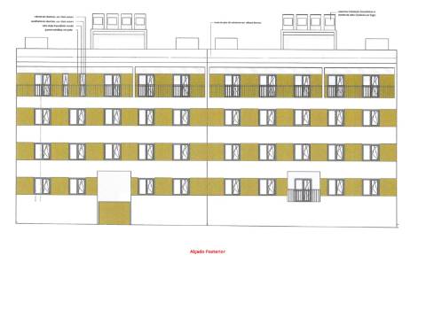 Apartamento T3 novo com 116,82m2, varanda, parqueamento para 1 viatura