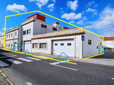 Armazém industrial com 1160 m2, em Gaeiras, Óbidos
