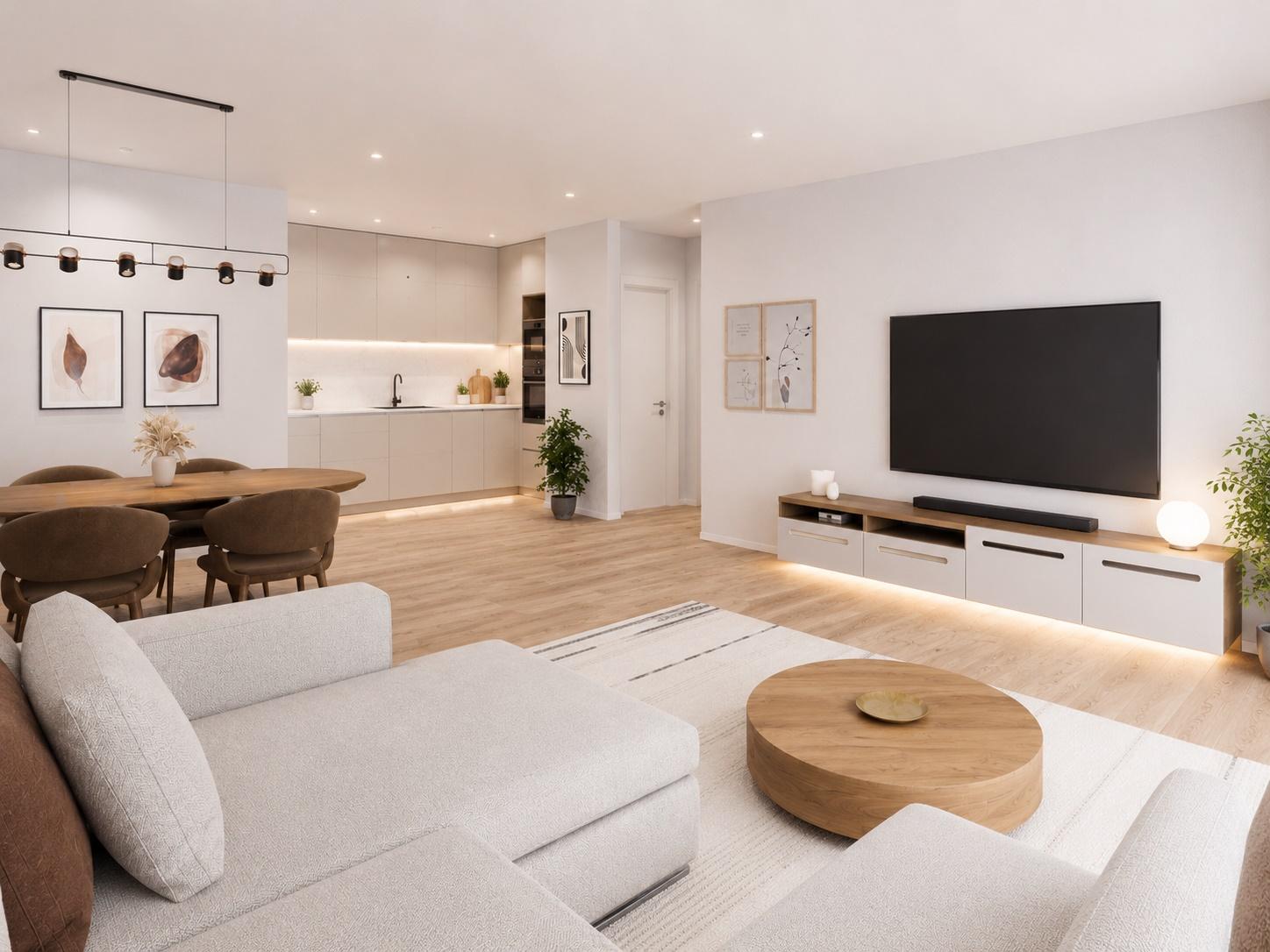 Apartamento T3 Moderno com Estacionamento