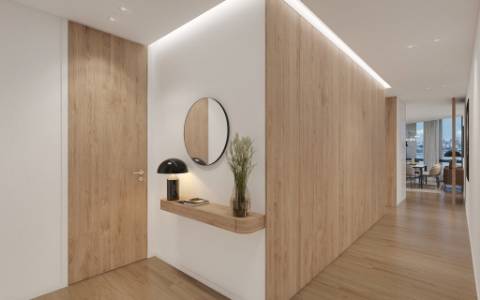 Apartamento T3 c/ Vistas sobre o Rio Douro e sobre o Mar