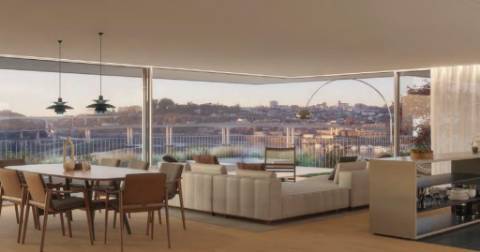 Penthouse c/ Piscina e Vistas sobre o rio Douro