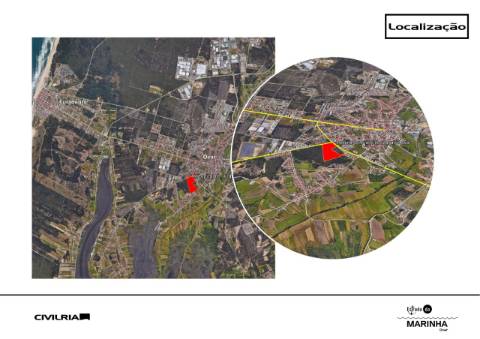 Lote de terreno para construção de moradia unifamiliar de Rc e/ou dois pisos - Ovar