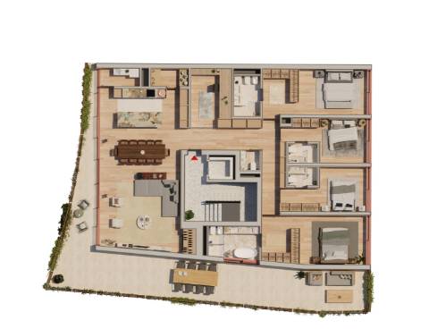 T4 Novo, 2º Piso, Foz Velha, CORAL