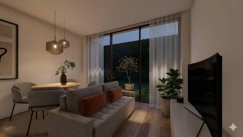 Apartamento T1 com Jardim Privativo & Terraço | Bonfim, Porto