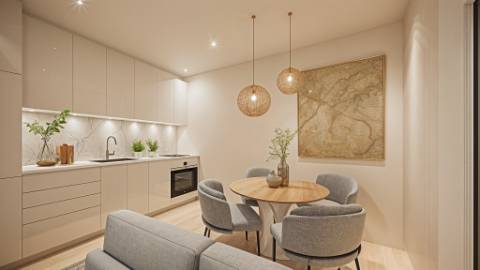 Apartamento T1 com Jardim Privativo & Terraço | Bonfim, Porto