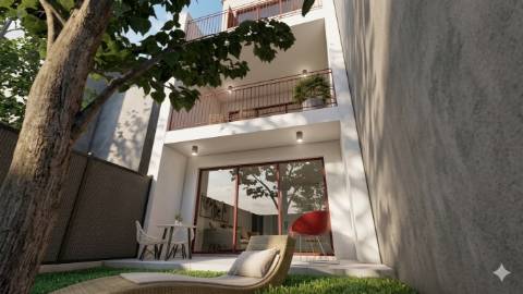 Apartamento T1 com Jardim Privativo & Terraço | Bonfim, Porto