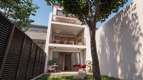 Apartamento T1 com Jardim Privativo & Terraço | Bonfim, Porto