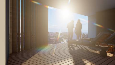 Empreendimento de luxo, em fase de construção para venda em Oura, Albufeira.