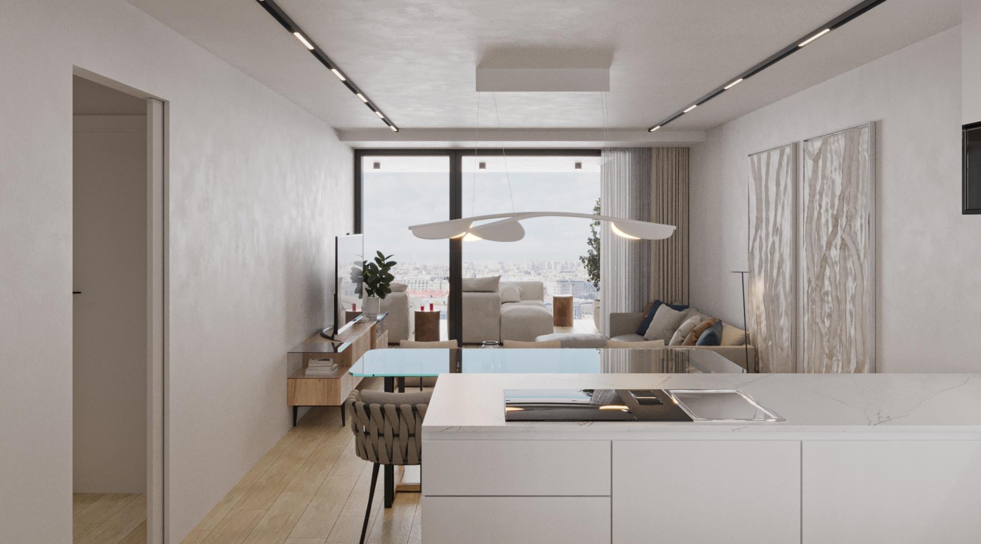 Empreendimento de luxo, em fase de construção para venda em Oura, Albufeira.