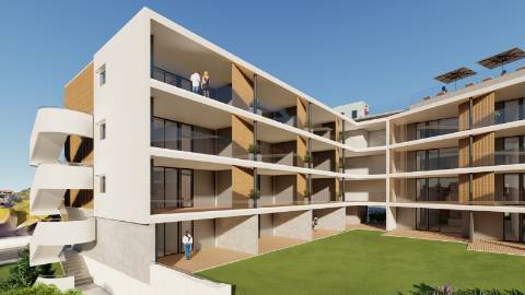 Empreendimento de luxo, em fase de construção para venda em Oura, Albufeira.